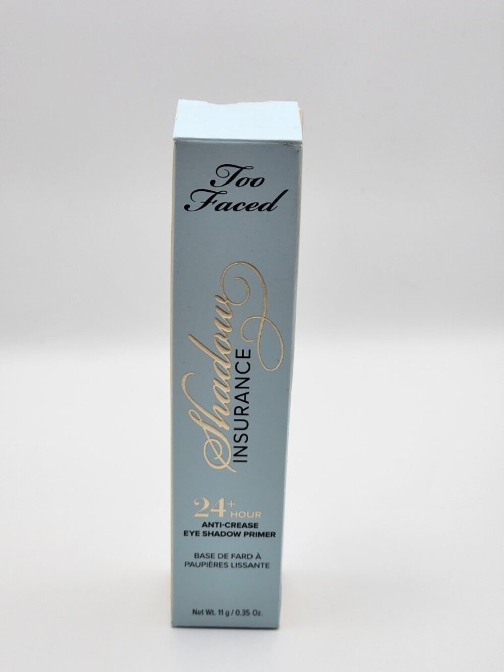 Too Faced Shadow Insurance 24-Hour Eye Shadow Primer Clear 0.35oz Full Size NIB